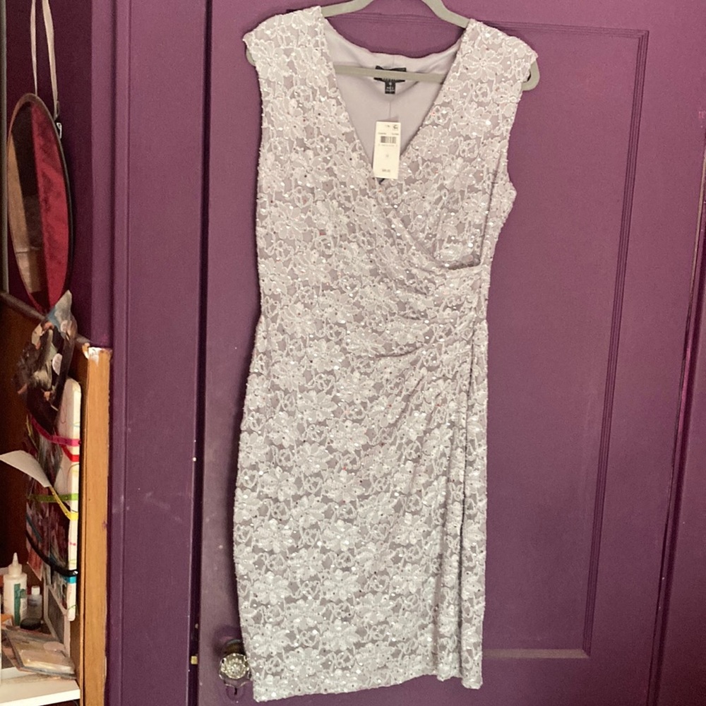 Connected Apparel, Silver, Size Ten